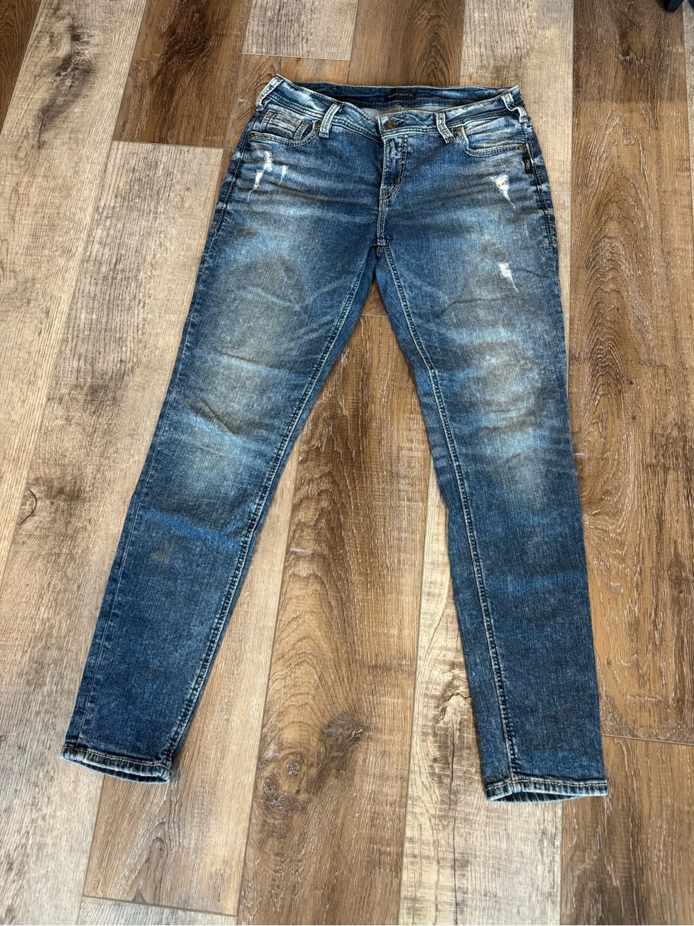 Silver Girlfriend Jeans